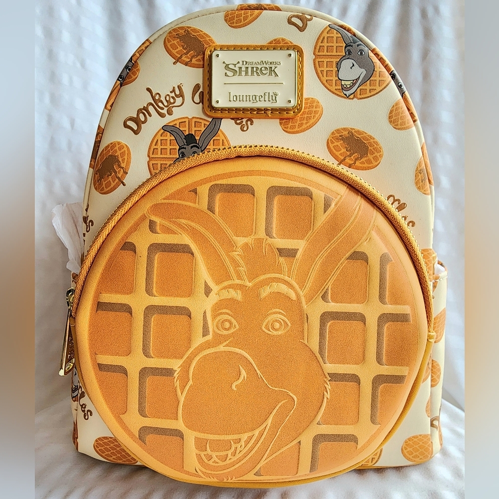 NWT DreamWorks' Shrek Donkey Loungefly Maple Scented Backpack
